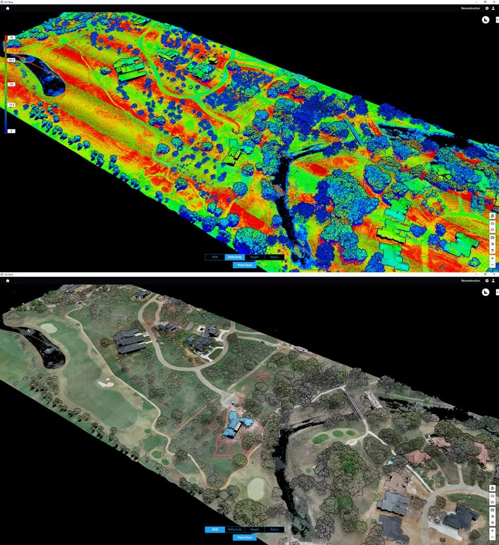 LiDAR drone surveys