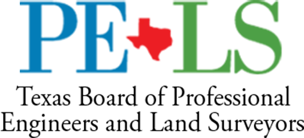 Licensed by the Texas Board of Professional Engineers and Land Surveyors